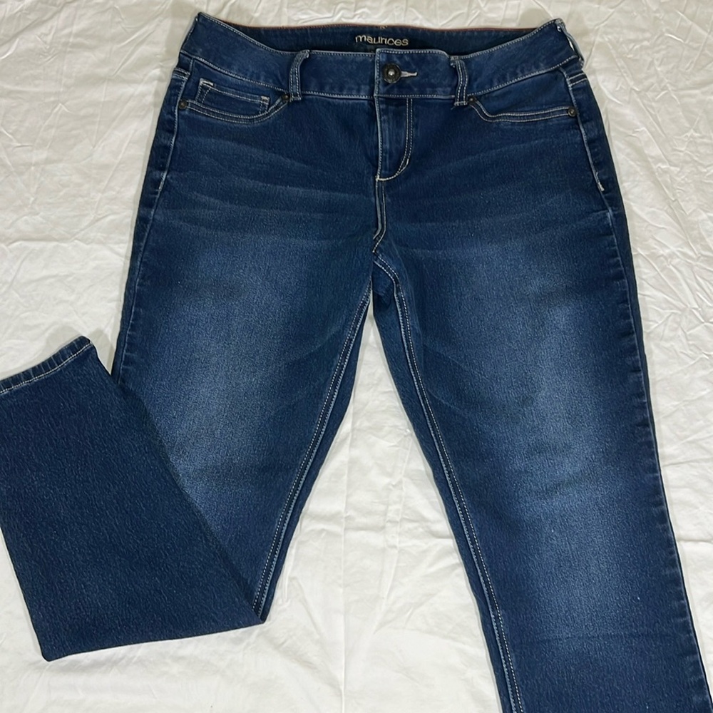 Maurice’s dark skinny leg jeans